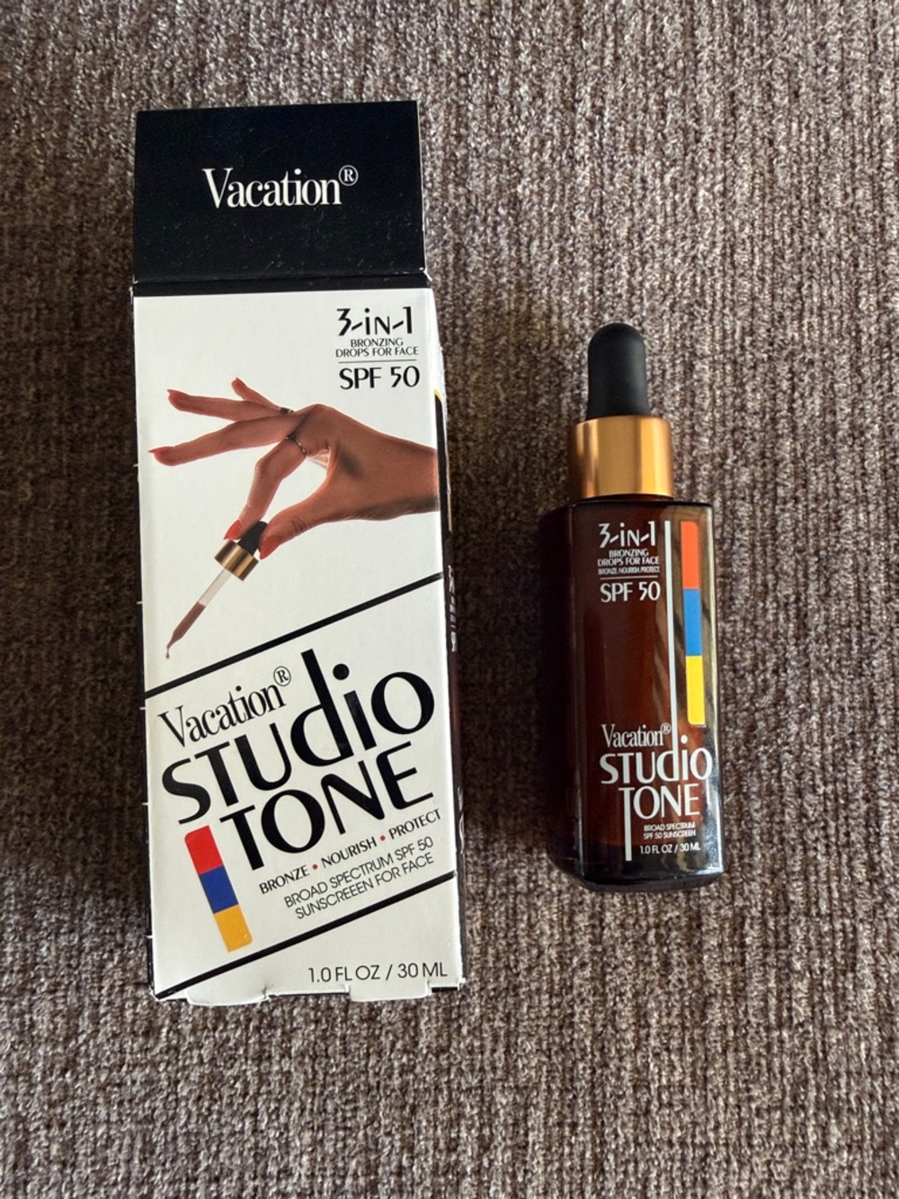 Vacation Studio Tone Bronzing Drops SPF 50 3 in 1